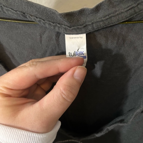 buddha hippie boho yoga modern gray white 100% cotton lounge t shirt top sz XXL - Picture 3 of 5